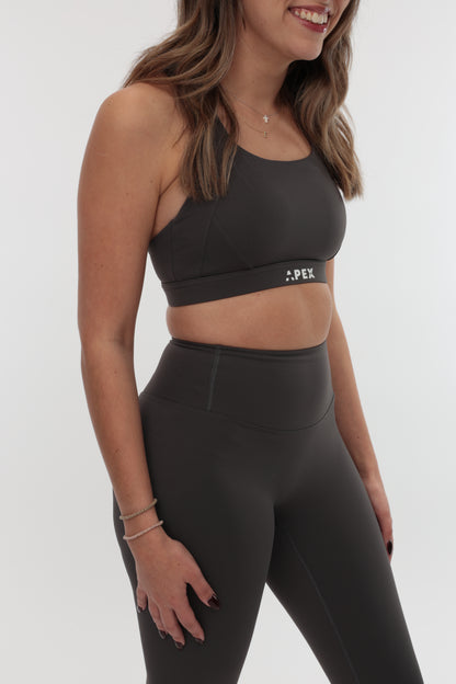 LIMITLESS LEGGINGS - INVISIBLE SCRUNCH - STEEL