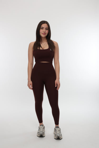LIMITLESS LEGGINGS - MAHOGANY