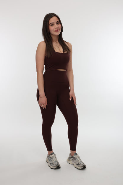 LIMITLESS LEGGINGS - MAHOGANY