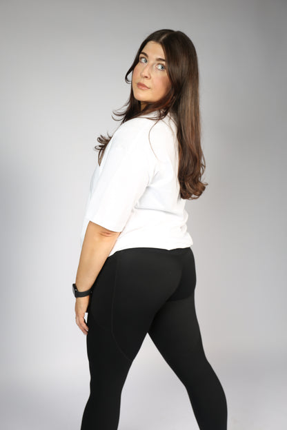 LIMITLESS LEGGINGS (POCKETS) - OBSIDIAN